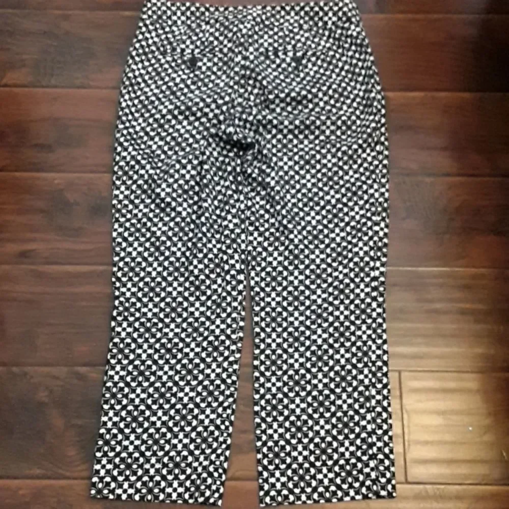 Laundry by Shelli Segal Print Design Pants Casual Work Office Feminine Boho